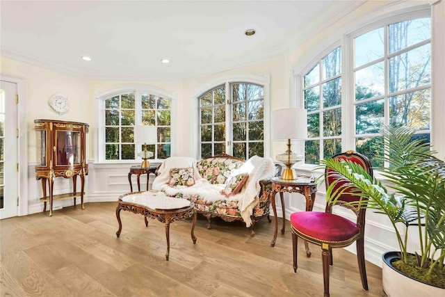 sunroom featuring plenty of natural light