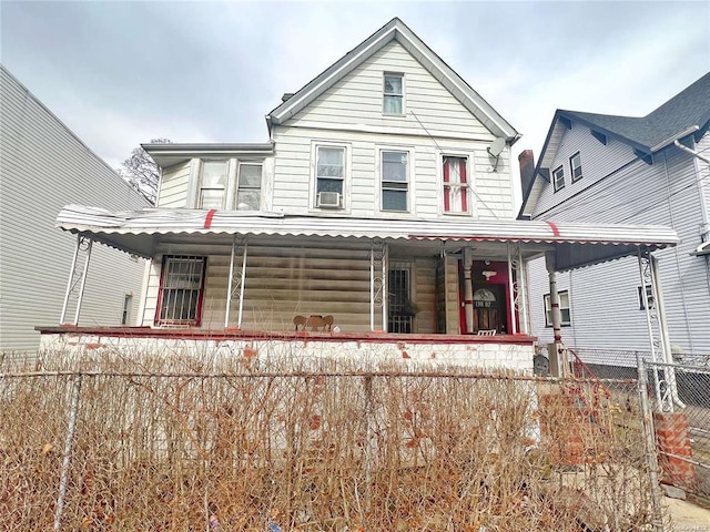 view of front of house featuring a porch