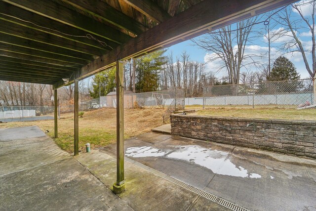 view of patio