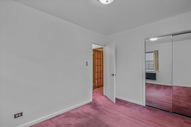 144-55Melbourne Ave 2F, Flushing, NY 11367 - unfurnished bedroom with carpet floors and a closet