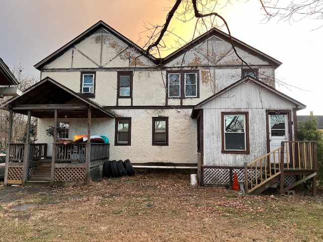 view of rear view of property