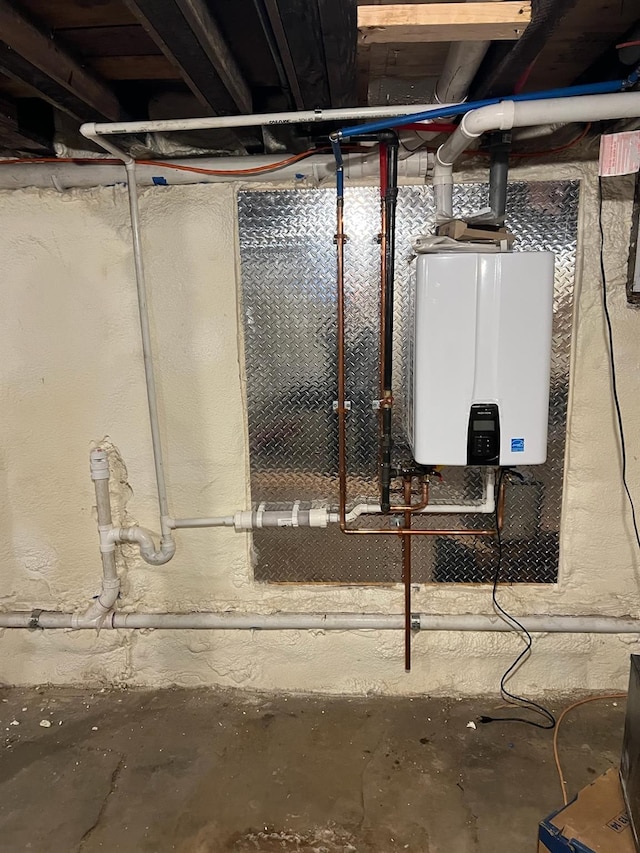 utilities with tankless water heater