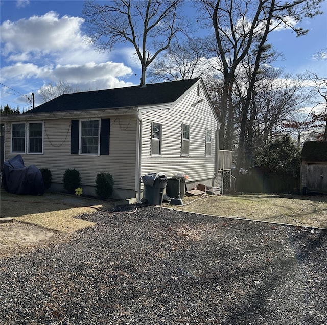 view of property exterior