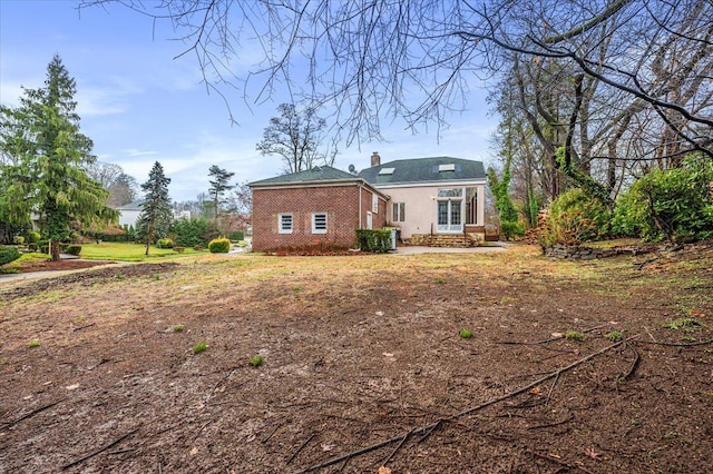 view of rear view of property