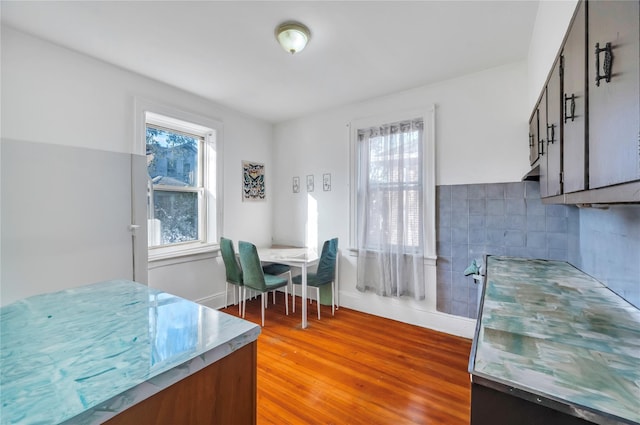 interior space featuring hardwood / wood-style floors