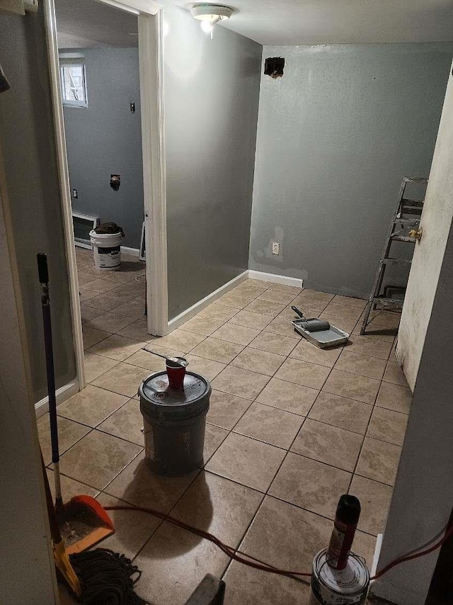 bathroom featuring tile patterned floors