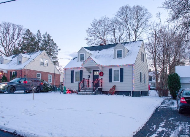 view of cape cod house