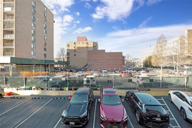 view of car parking