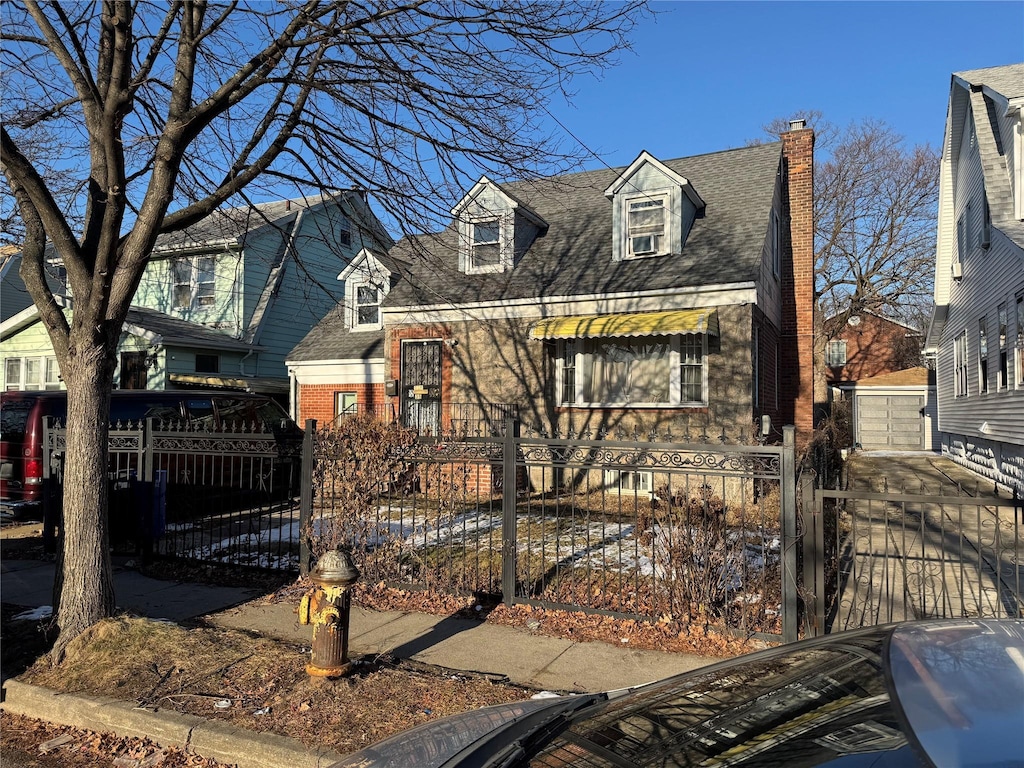 view of front of home