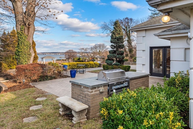 view of patio / terrace with area for grilling