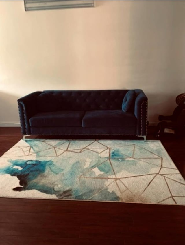 living room featuring wood-type flooring