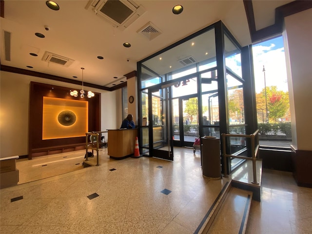 view of community lobby