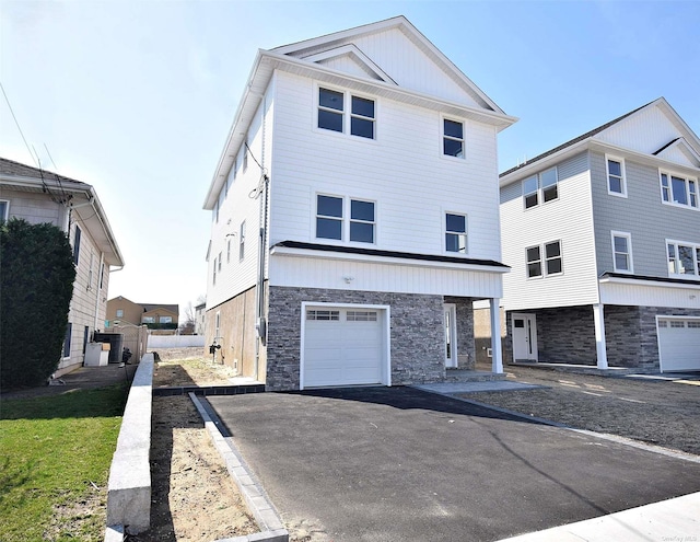 front facade featuring a garage