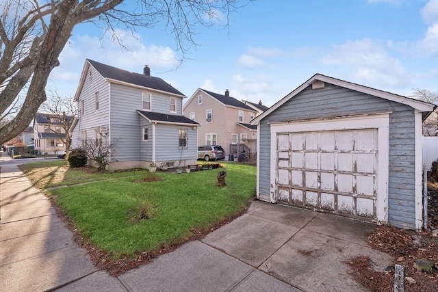 exterior space featuring a yard