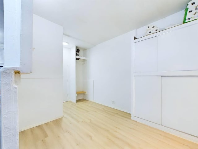 interior space featuring light hardwood / wood-style flooring