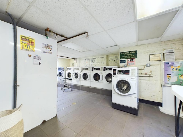 washroom featuring separate washer and dryer