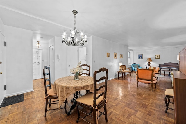 dining room with baseboards