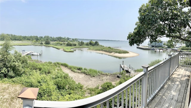 view of water feature