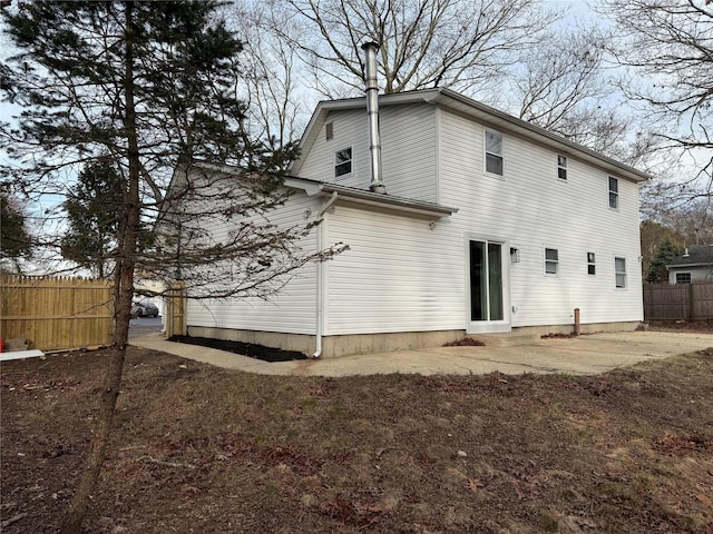 view of rear view of property