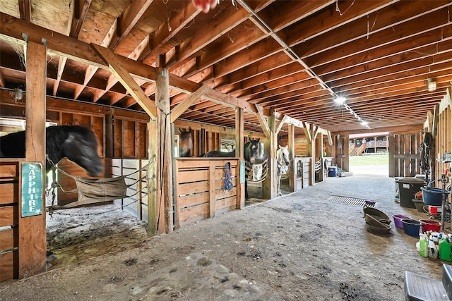 view of stable