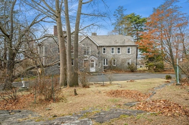 view of rear view of property