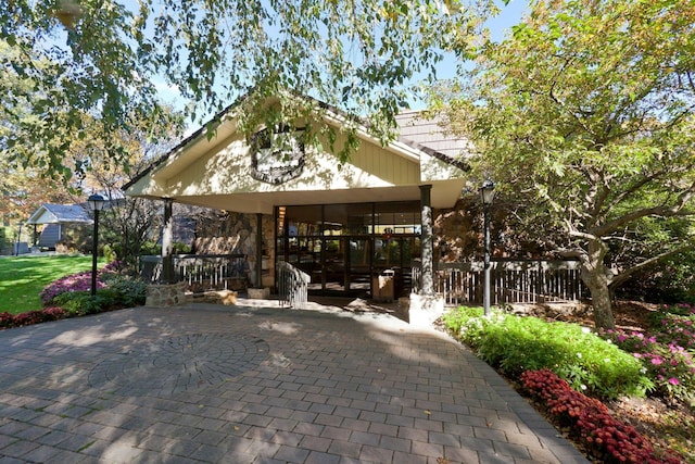 view of home's community with a patio