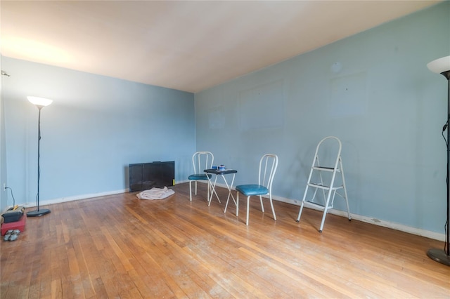 interior space featuring hardwood / wood-style floors