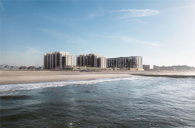 water view featuring a view of the beach