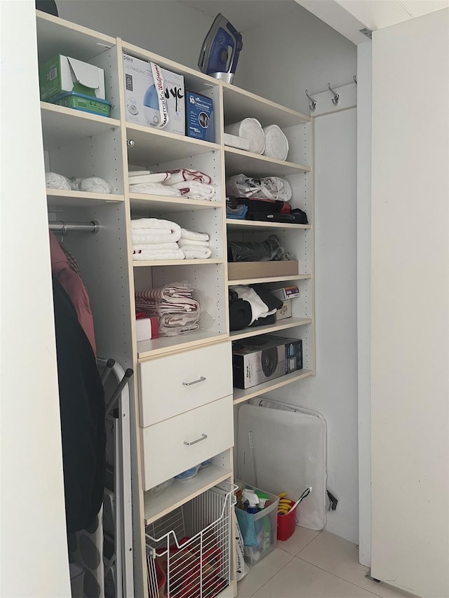 view of closet