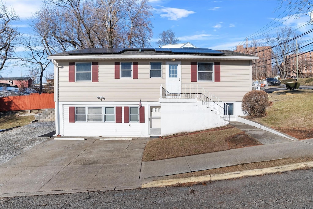 132 S Highland Ave, Ossining, NY 10562 - view of front of house with solar panels