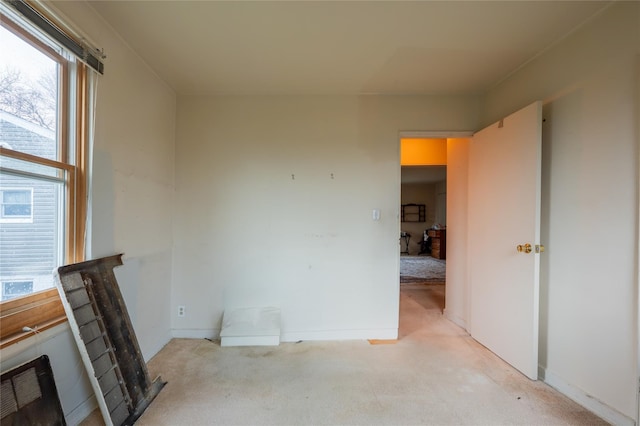 view of unfurnished living room