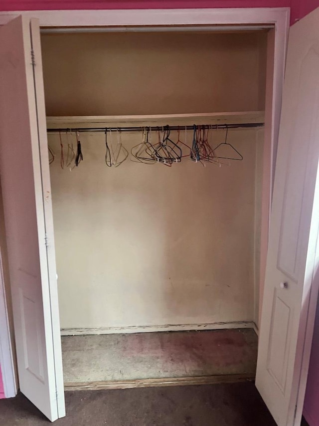 view of closet