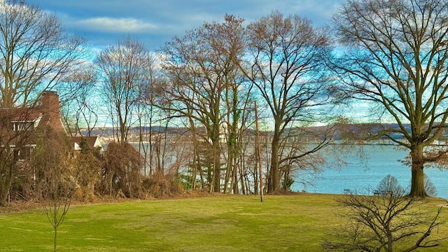 view of water feature