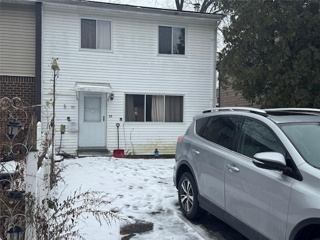 view of front of home