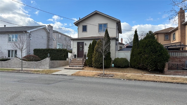 view of front of home