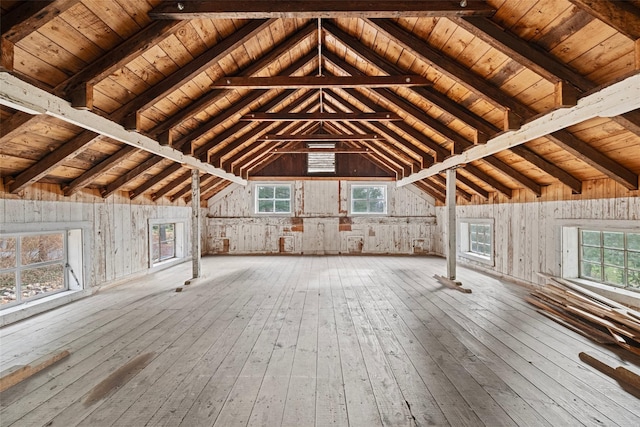 view of attic