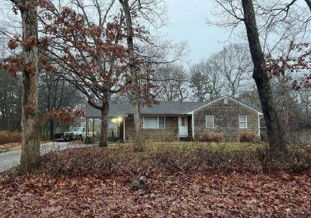 view of ranch-style home