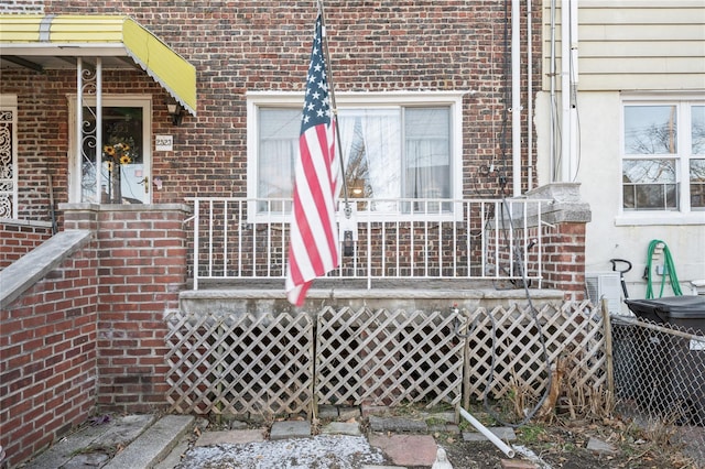 view of entrance to property