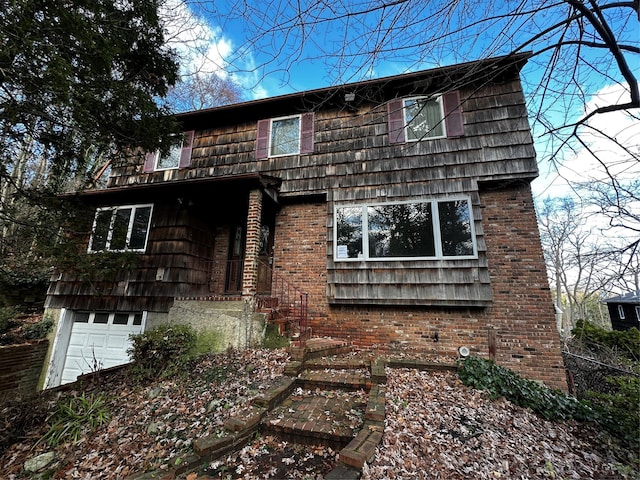 front facade featuring a garage