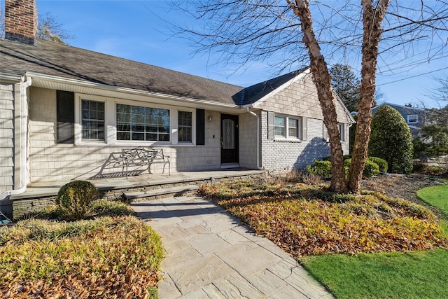 view of ranch-style home