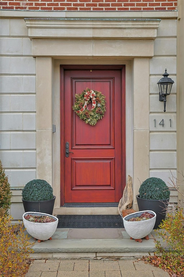 view of entrance to property