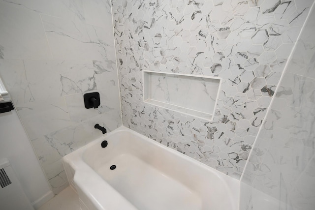 bathroom featuring shower / bathtub combination