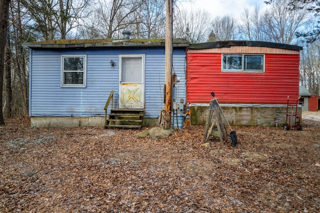 view of rear view of property