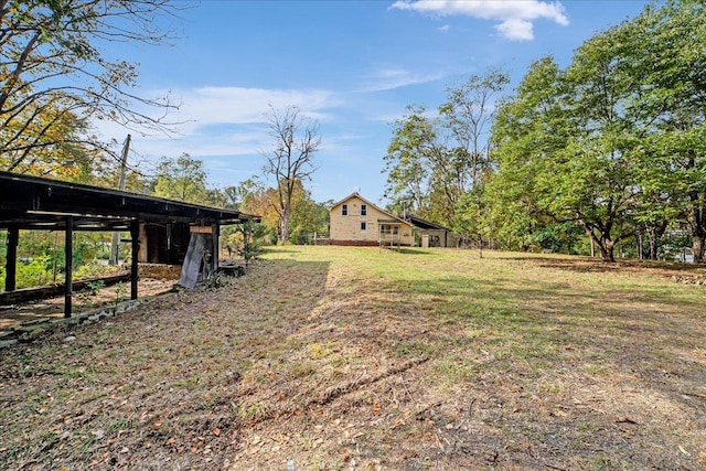 view of yard