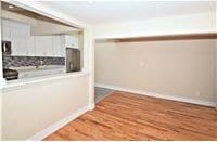 interior space featuring hardwood / wood-style flooring