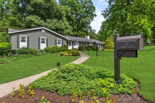 17 Walnut Hill Rd, Poughkeepsie, NY 12603 - ranch-style home featuring a front lawn