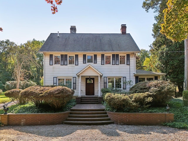 view of colonial inspired home