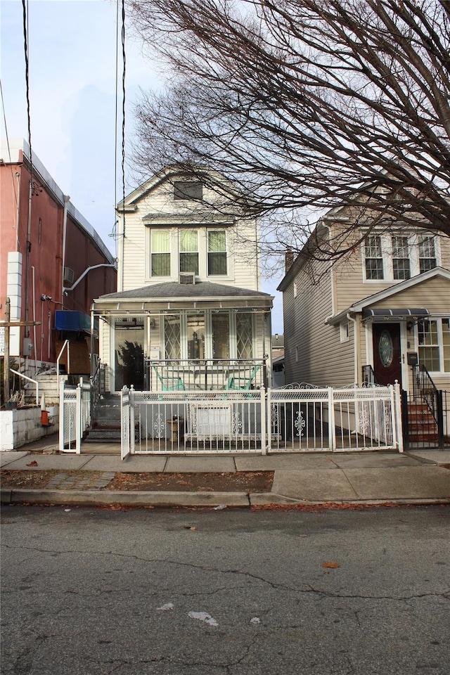 view of front facade with a porch