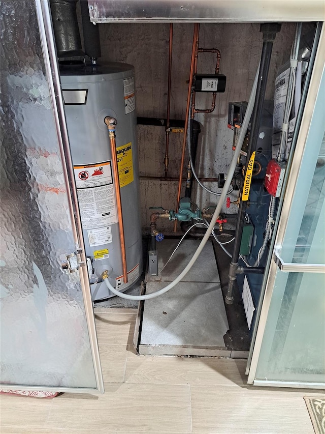 utilities with gas water heater