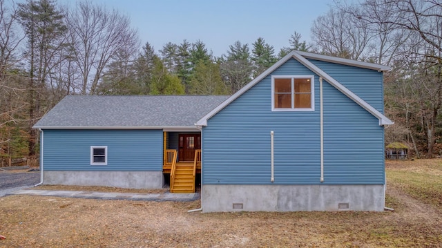 view of front of home